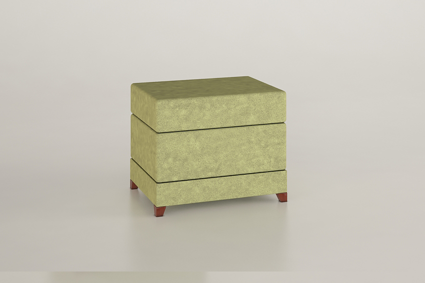 06.- Pouf rectangular II